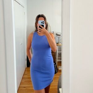 Aritzia Wilfred Free periwinkle dress